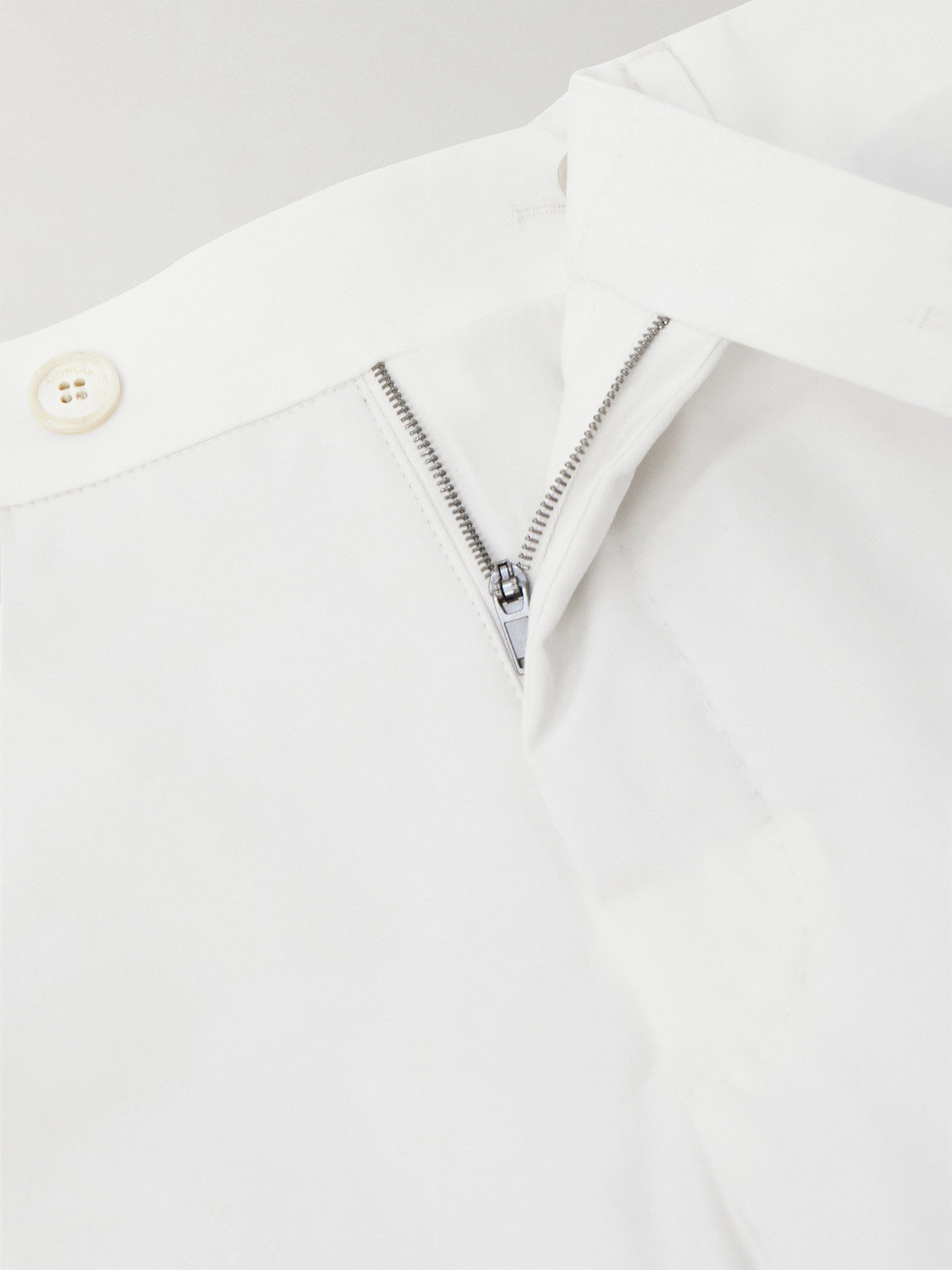 Tapered Stretch-Cotton Trousers