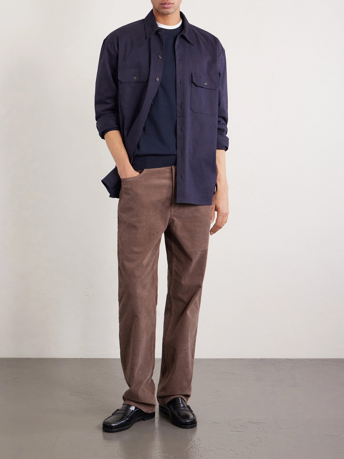 Cotton And Silk-Blend Sweater