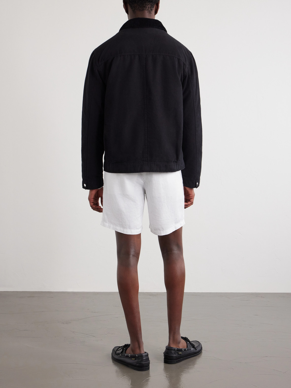 Mr P. - Corduroy-Trimmed Organic Cotton Coach Jacket