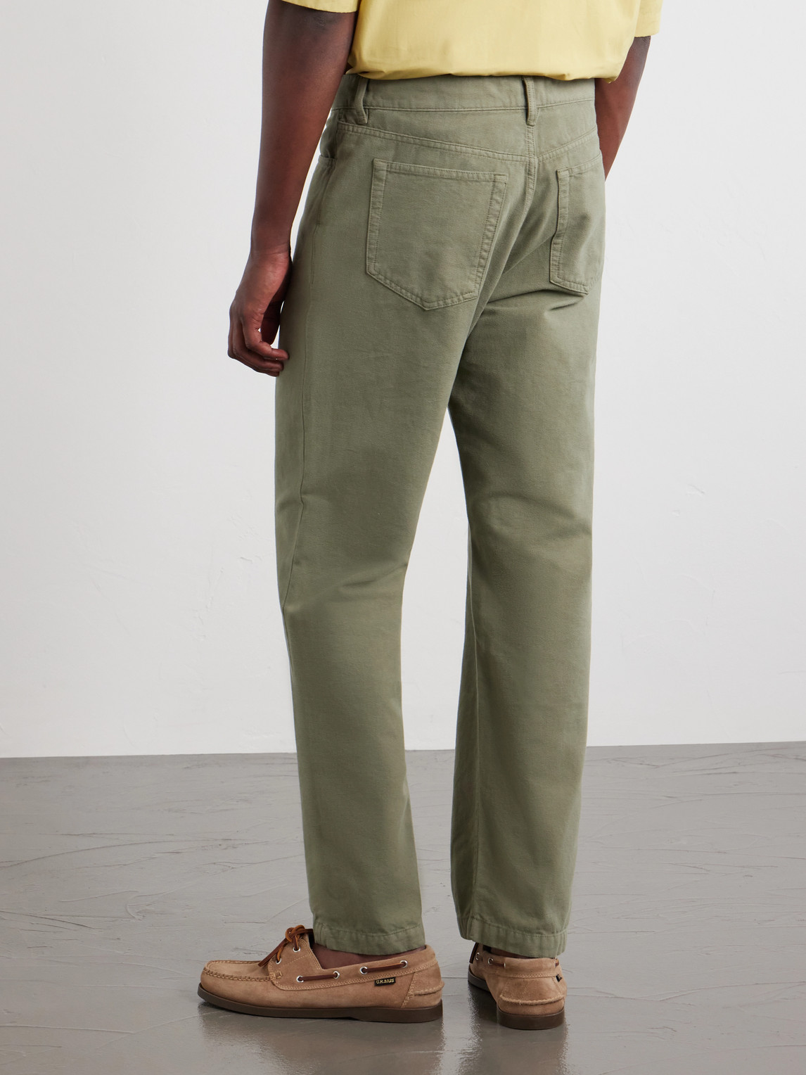  Mr P. - Edward Straight-leg Linen Trousers - Men - Green - 28 