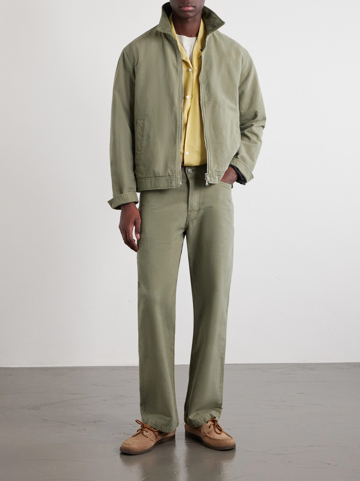 Mr P. - Edward Straight-Leg Linen Trousers