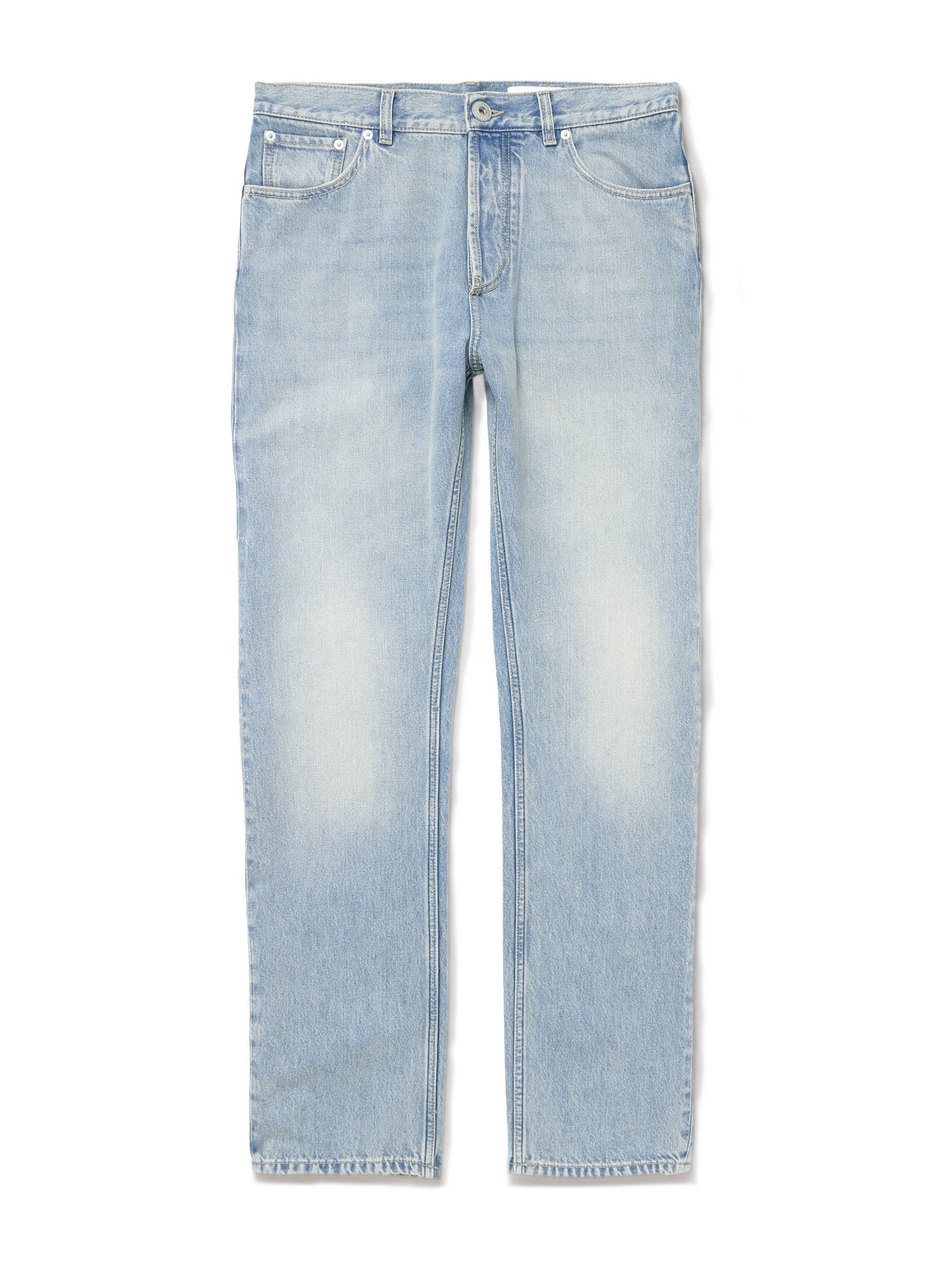 Alexander Mcqueen Francis Straight-leg Jeans In Blue