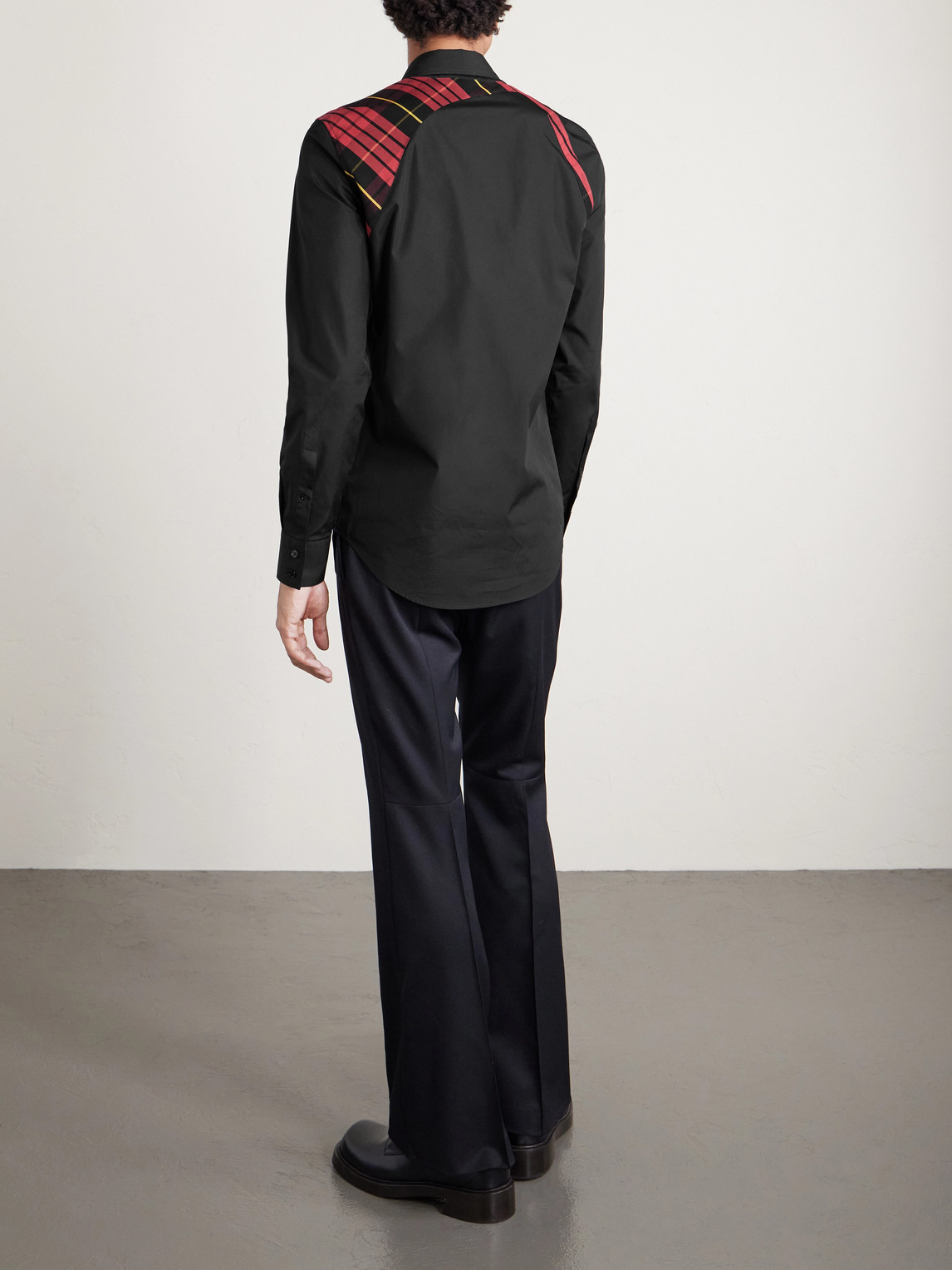 Panelled Cotton Shirt