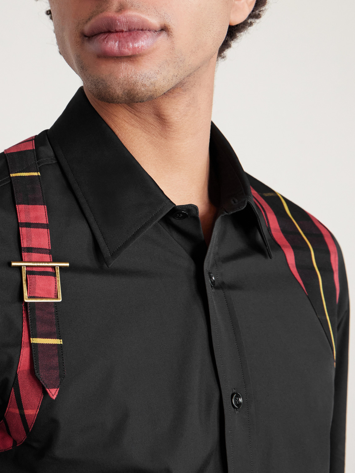 Panelled Cotton Shirt