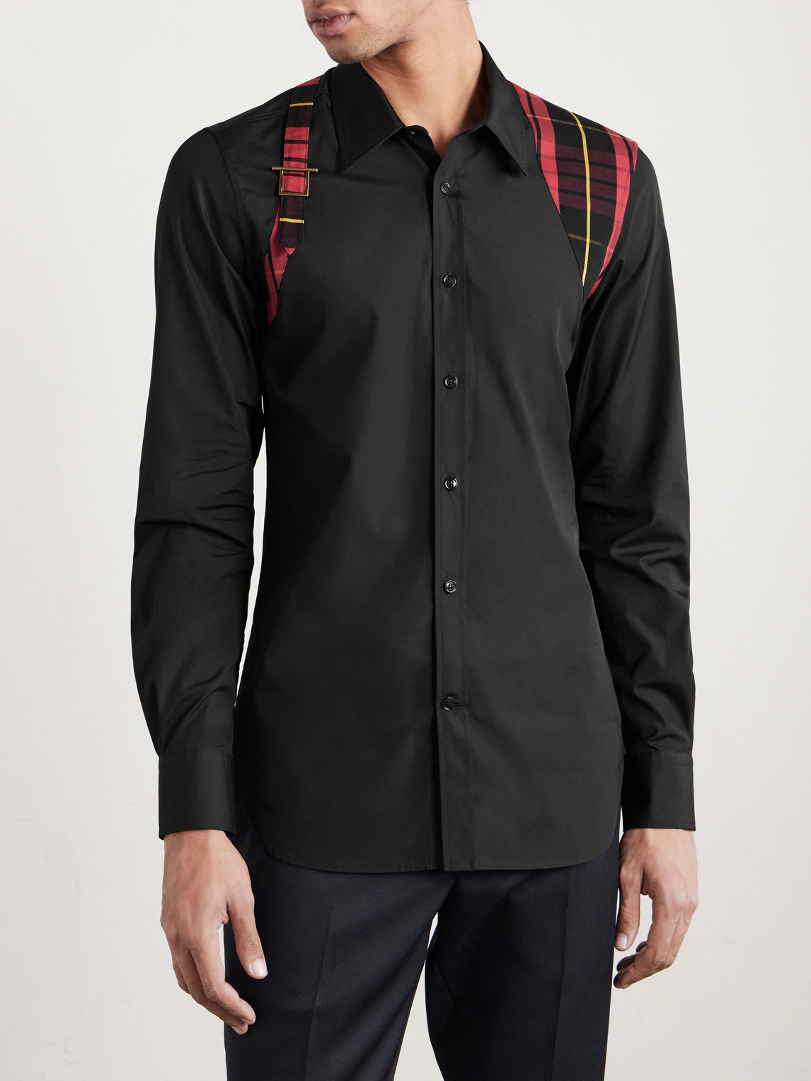 Panelled Cotton Shirt