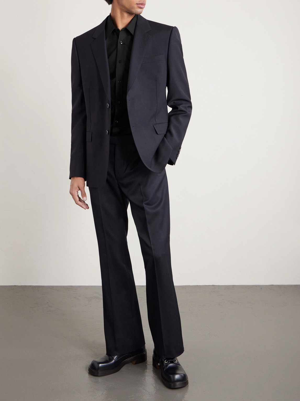 Panelled Cotton Shirt