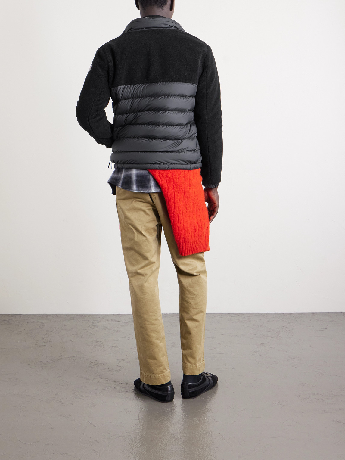 Mistral Panelled Fleece And Quilted Shell Down Jacket
