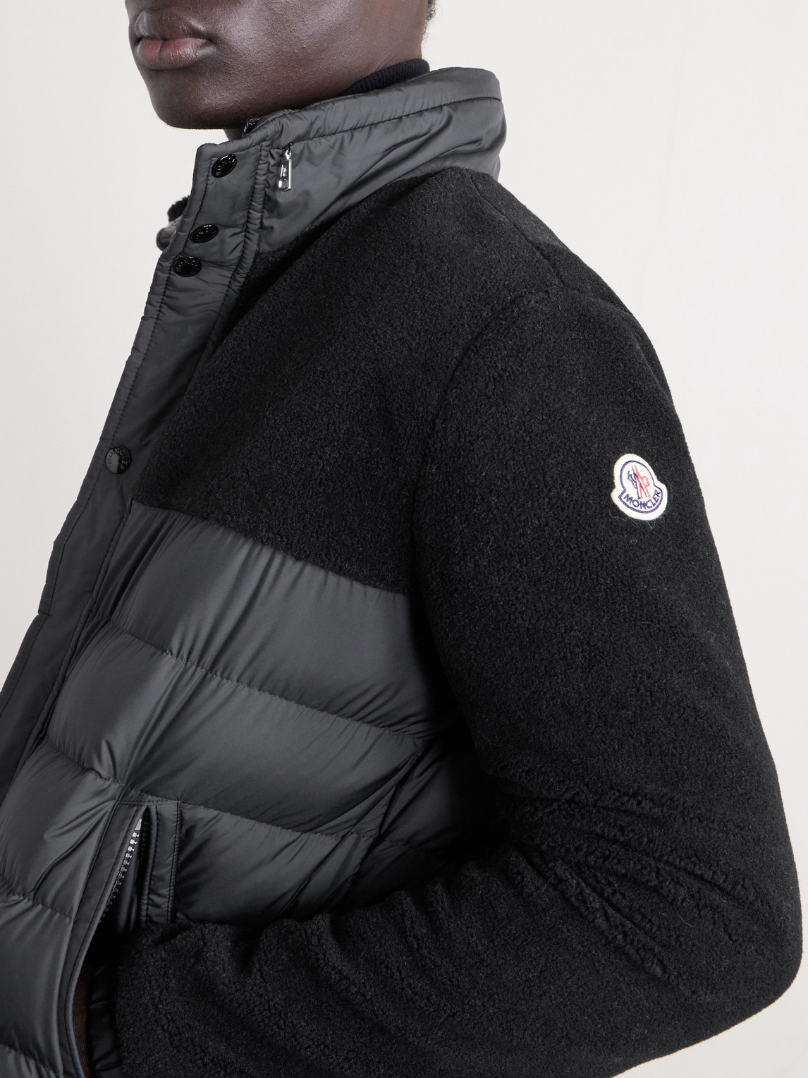 Mistral Panelled Fleece And Quilted Shell Down Jacket