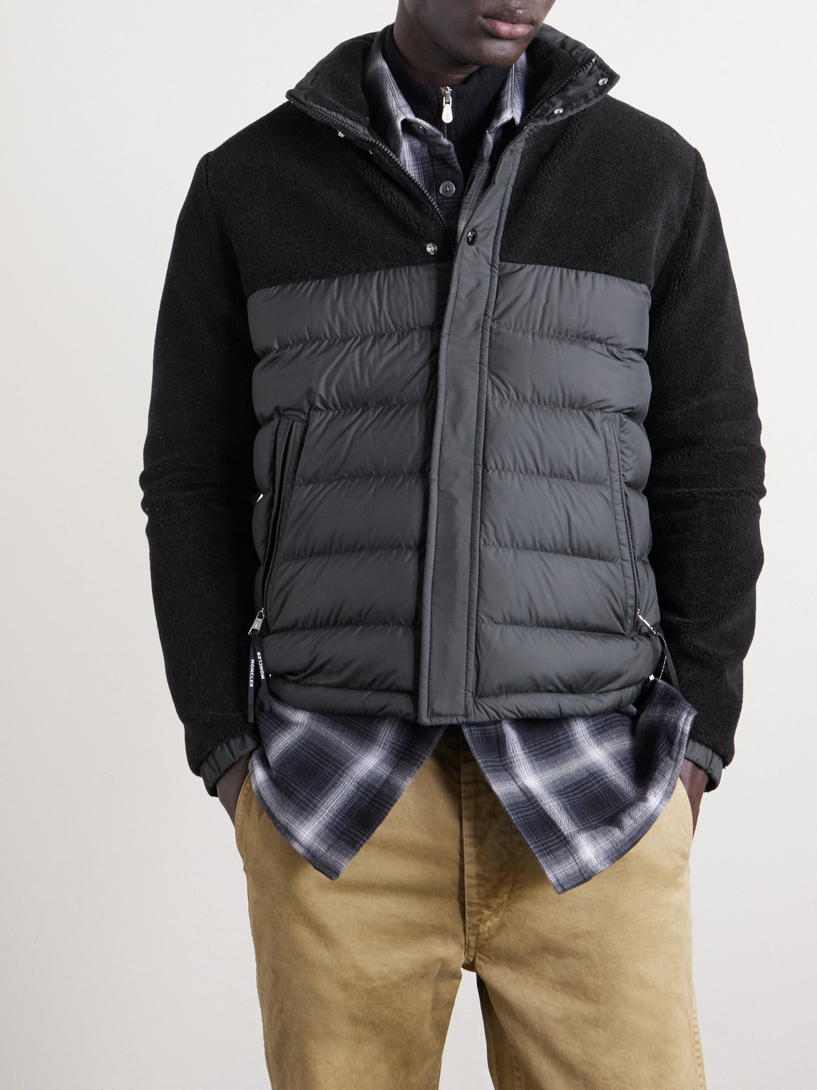 Mistral Panelled Fleece And Quilted Shell Down Jacket
