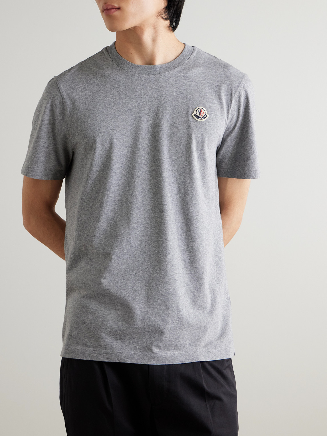 Three-Pack Logo-Appliquéd Cotton-Jersey T-Shirts