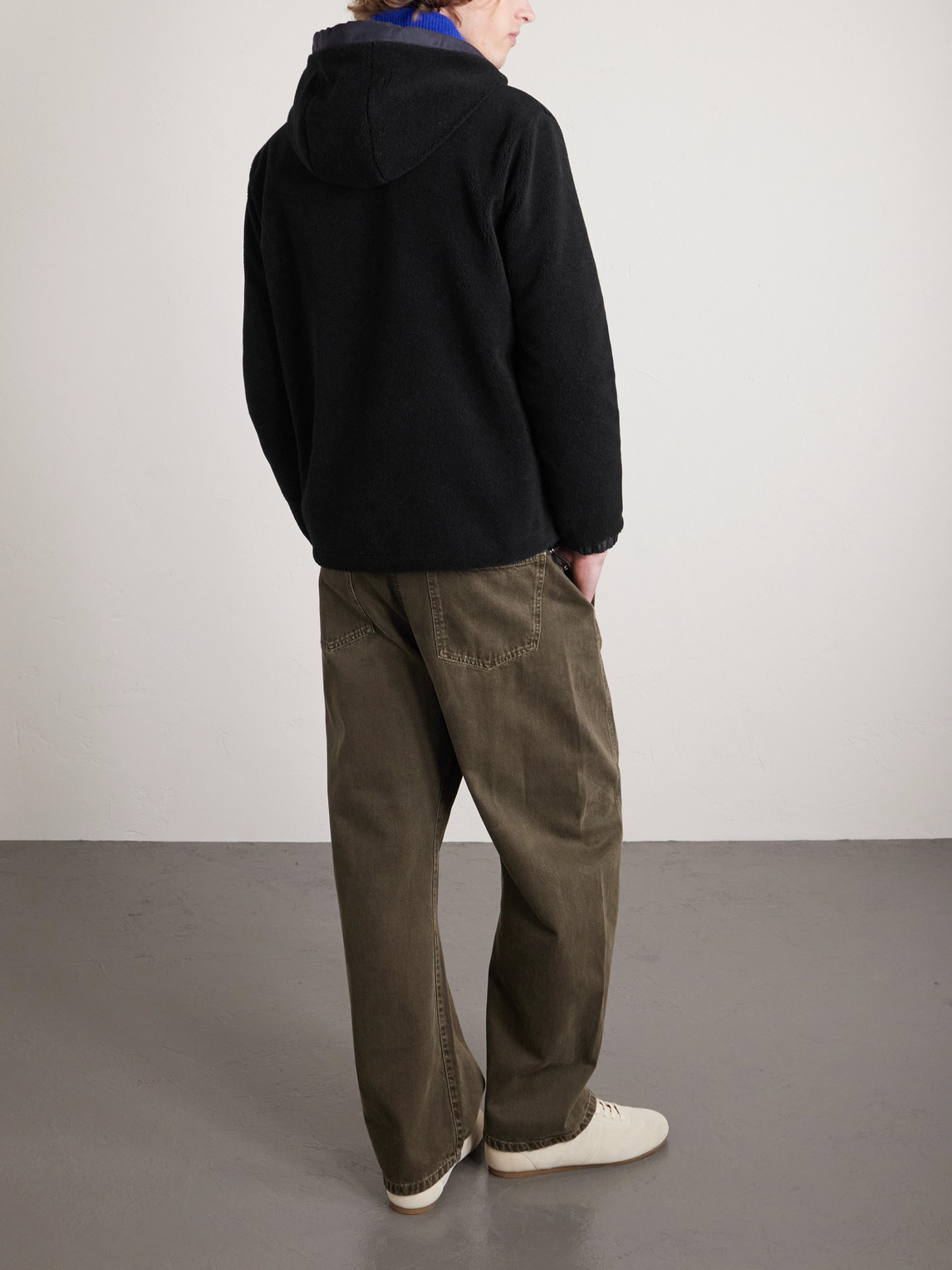 Teddy Fleece Zip-Up Hoodie