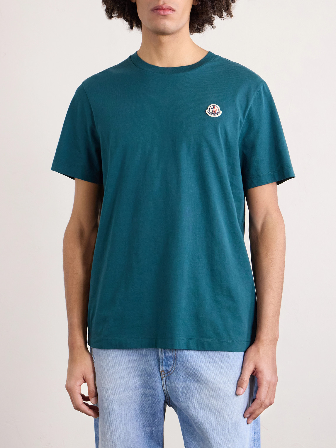 Three-Pack Logo-Appliquéd Cotton-Jersey T-Shirts