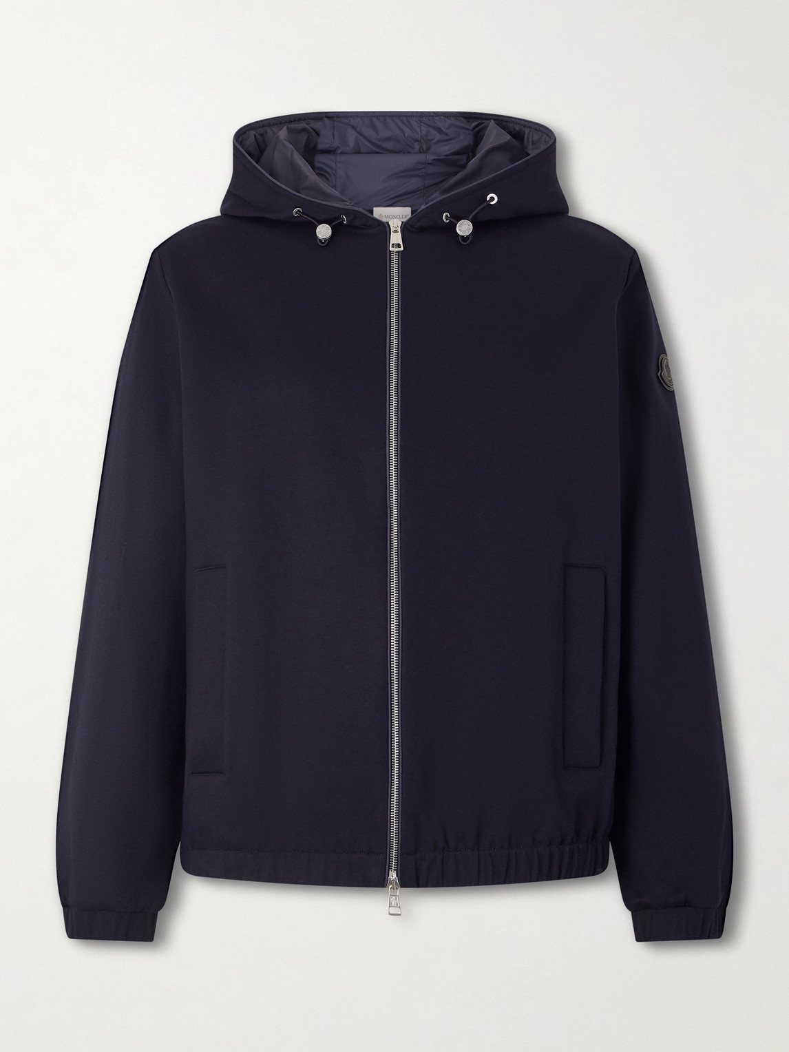 Cotton-Blend Jersey Zip-Up Hoodie