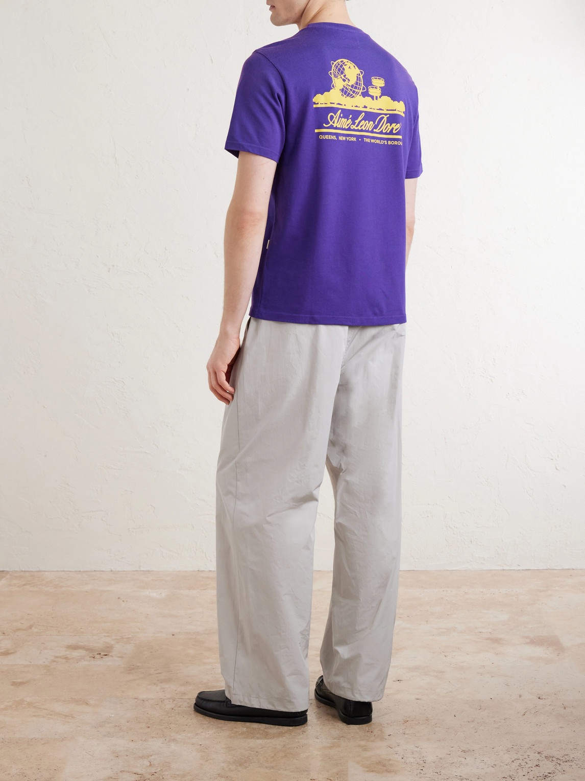 Aimé Leon Dore - Unisphere Logo-Print Cotton-Jersey T-Shirt