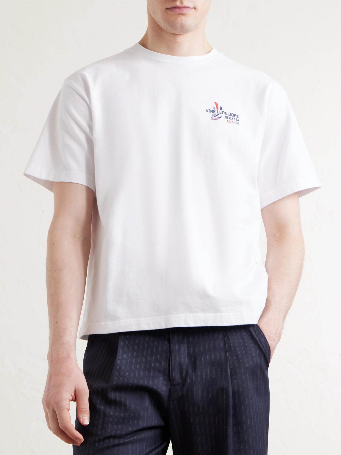 Aimé Leon Dore - Logo-Print Cotton-Jersey T-Shirt