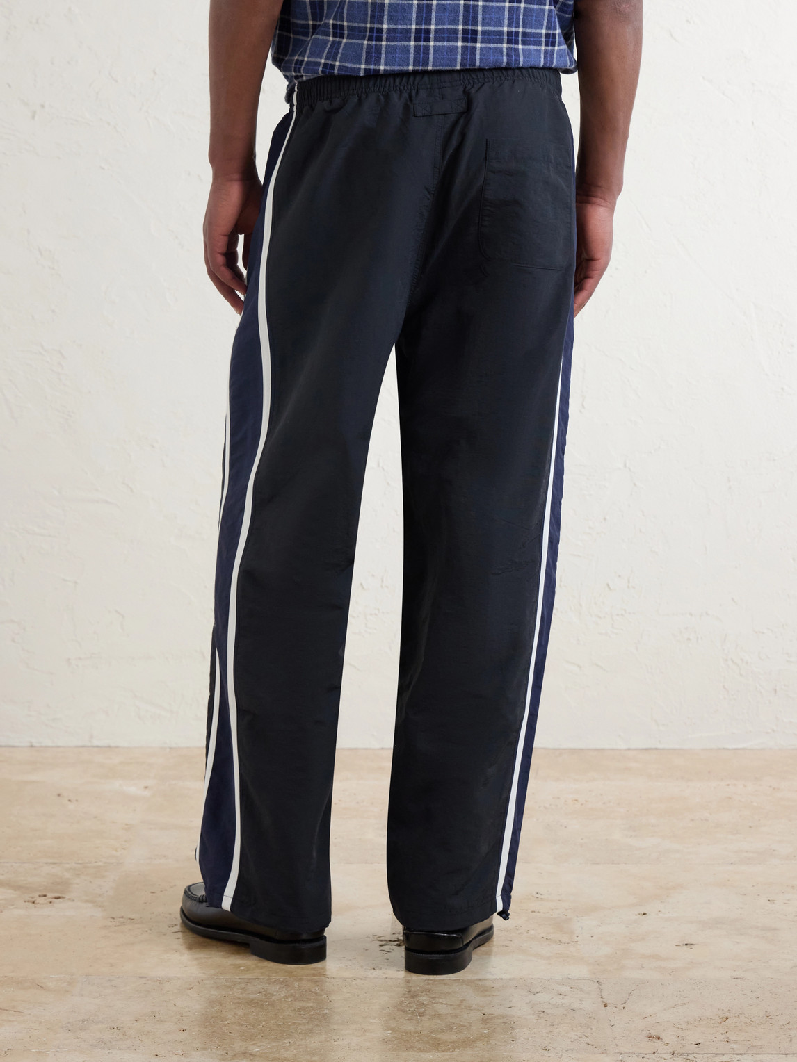 Aimé Leon Dore - Straight-Leg Logo-Embroidered Striped Sweatpants