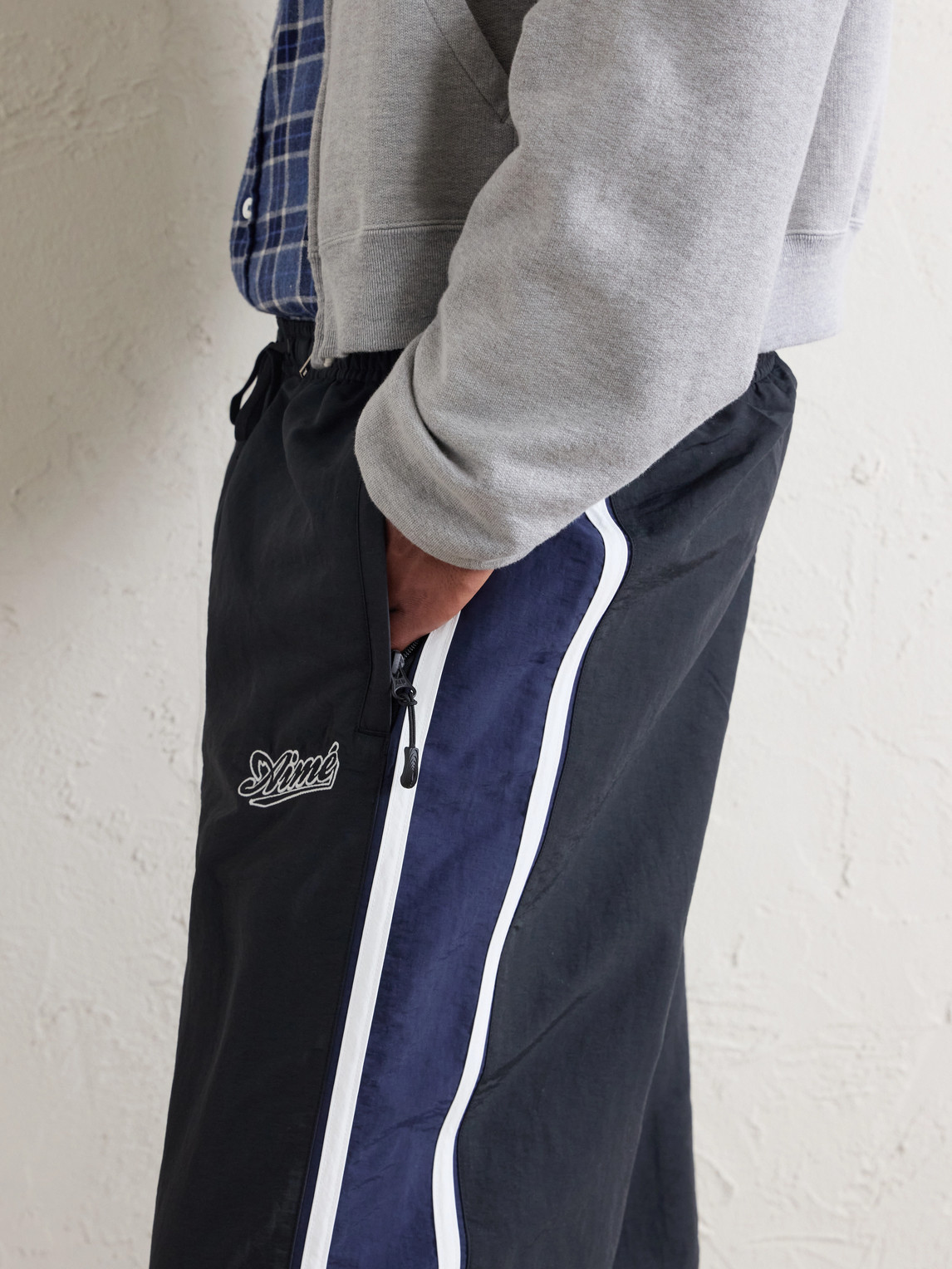 Aimé Leon Dore - Straight-Leg Logo-Embroidered Striped Sweatpants