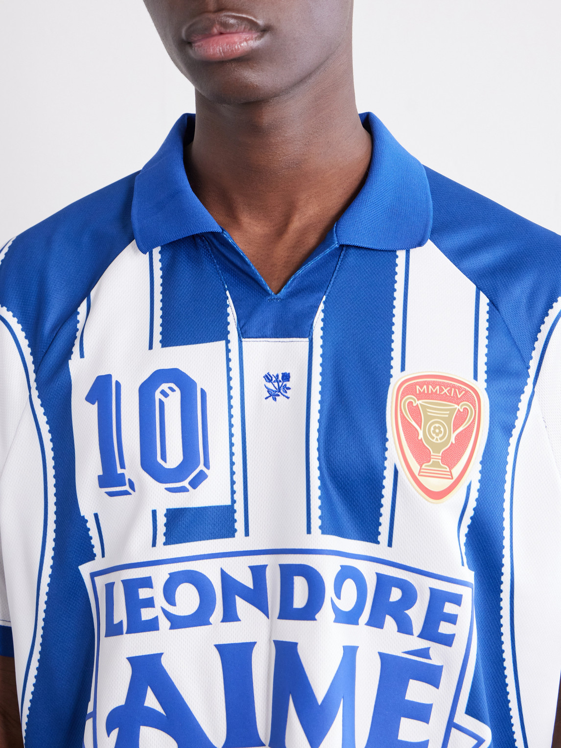 Aimé Leon Dore - Logo-Appliquéd Striped Jersey T-Shirt