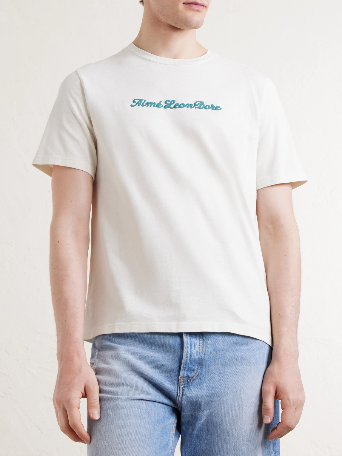 Aimé Leon Dore - Logo-Print Cotton-Jersey T-Shirt