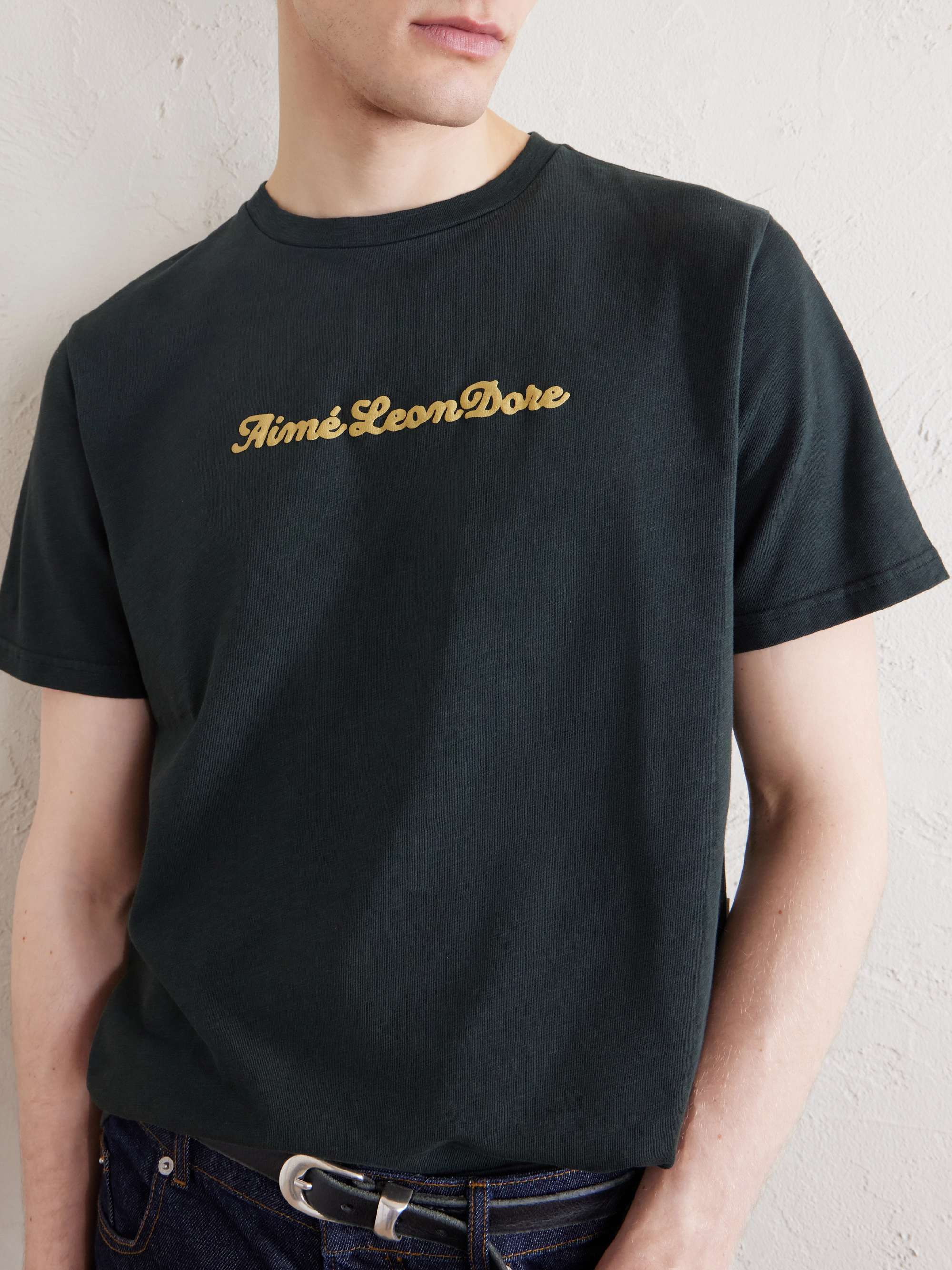 AIMÉ LEON DORE Logo-Print Cotton-Jersey T-Shirt for Men | MR PORTER