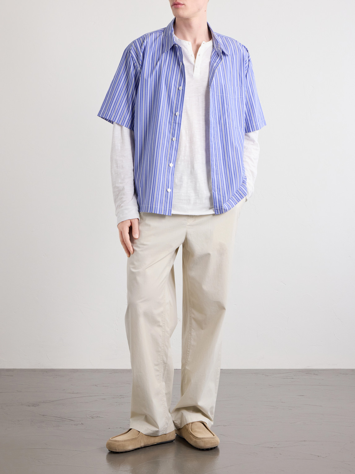 Aimé Leon Dore - Striped Cotton-Poplin Shirt