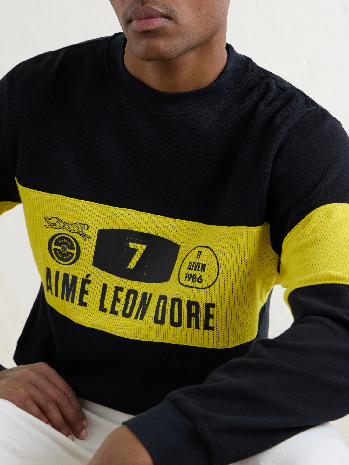 Aimé Leon Dore - Rally Logo-Print Cotton Sweater
