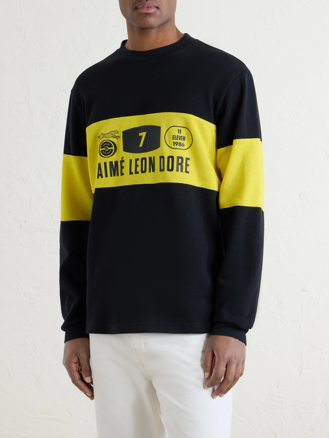 Aimé Leon Dore - Rally Logo-Print Cotton Sweater