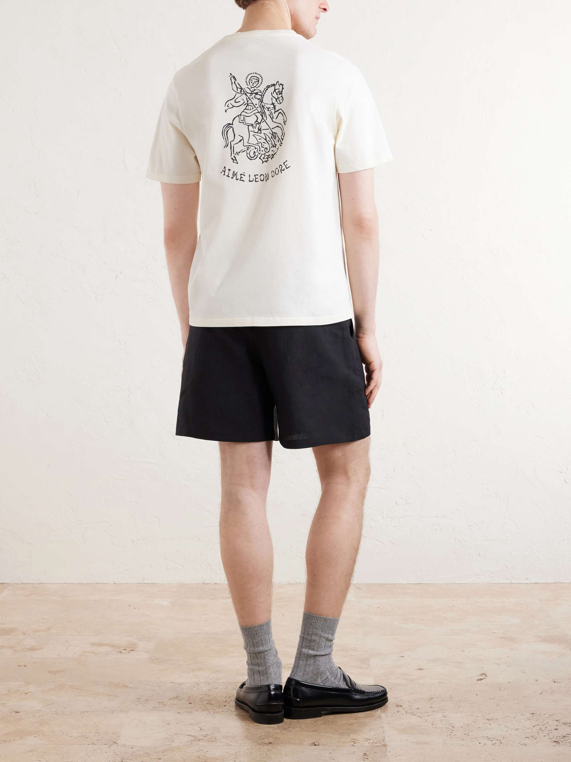 AIMÉ LEON DORE Logo-Print Cotton-Jersey T-Shirt for Men | MR PORTER