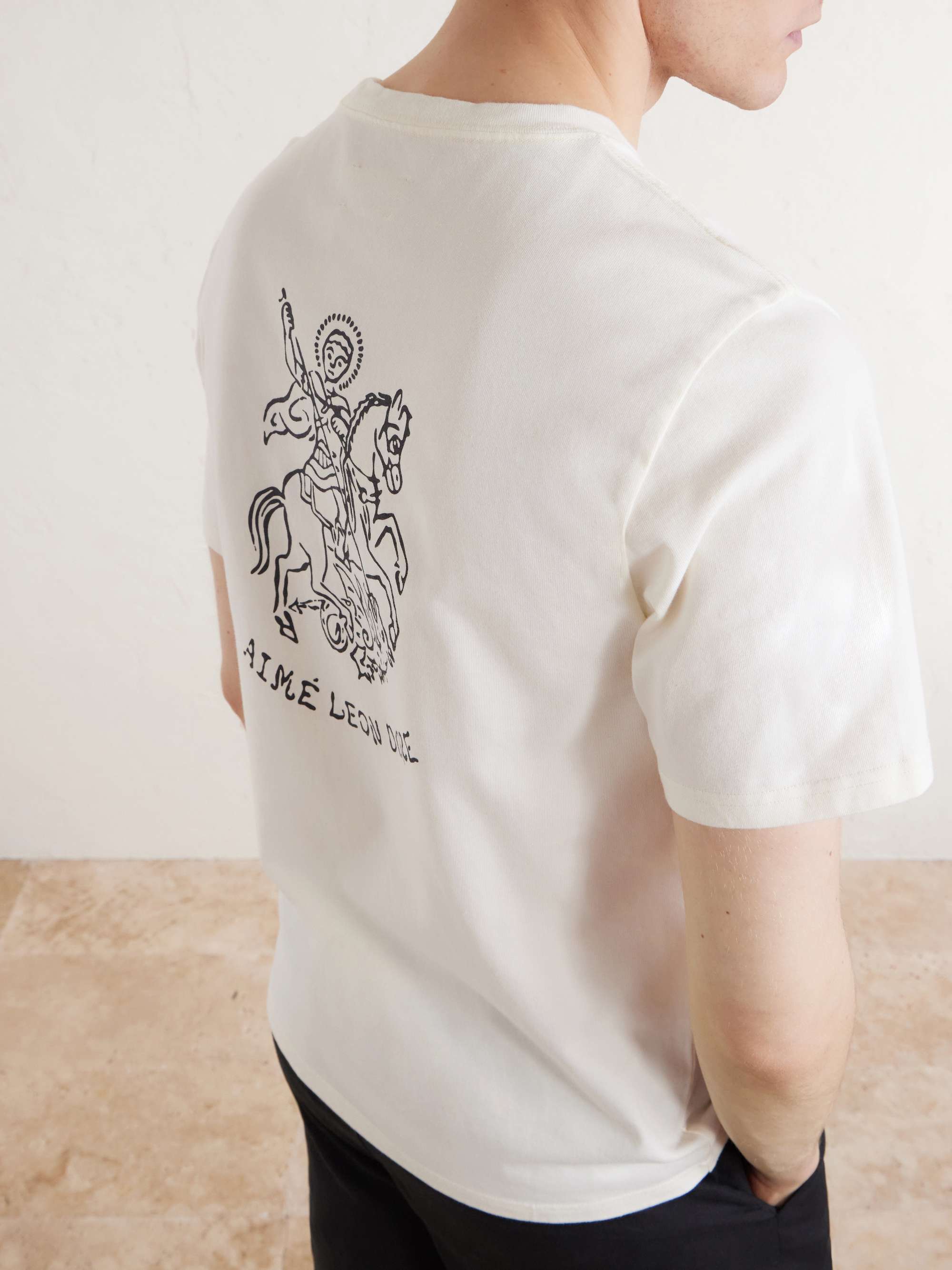 AIMÉ LEON DORE Logo-Print Cotton-Jersey T-Shirt for Men | MR PORTER