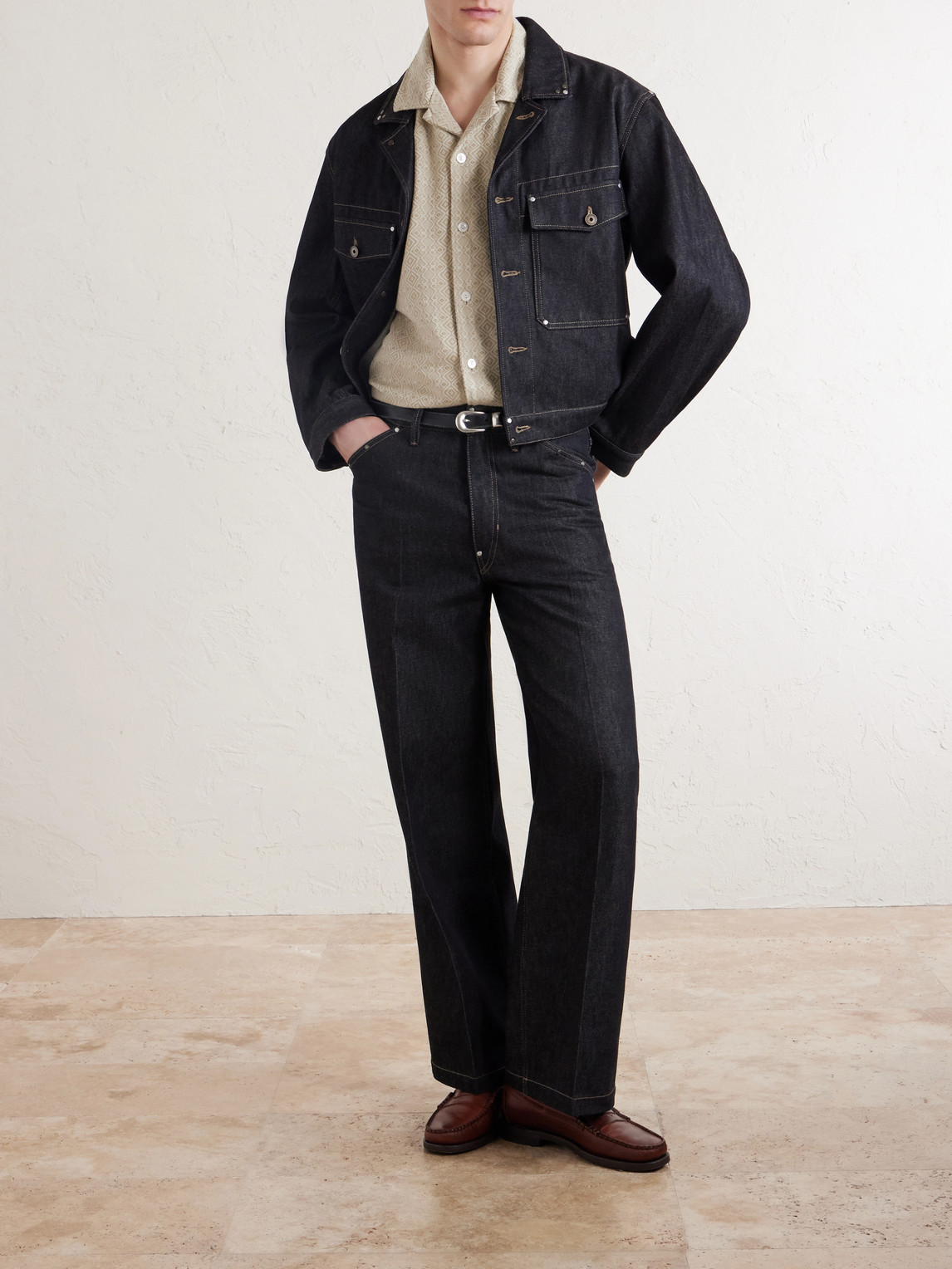 Aimé Leon Dore - Novelty Camp-Collar Cotton-Jacquard Shirt