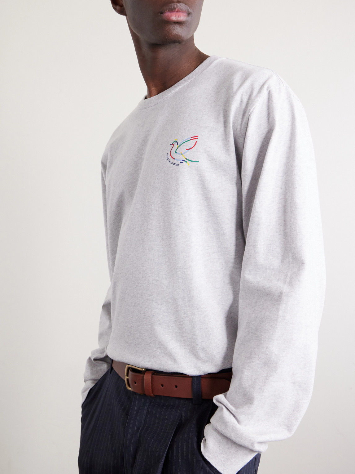 Aimé Leon Dore - Dove Logo-Print Cotton-Jersey Sweater