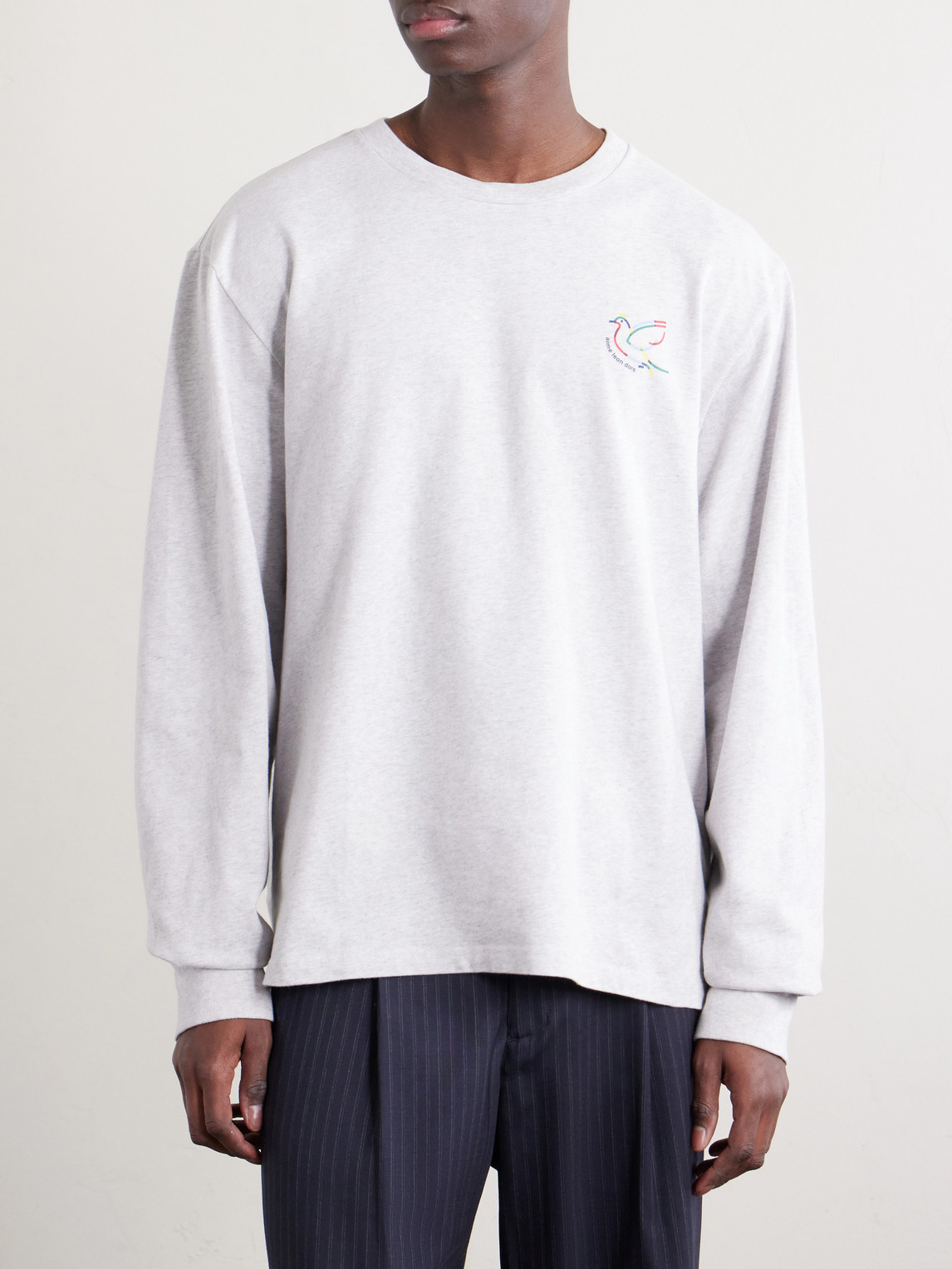 Aimé Leon Dore - Dove Logo-Print Cotton-Jersey Sweater