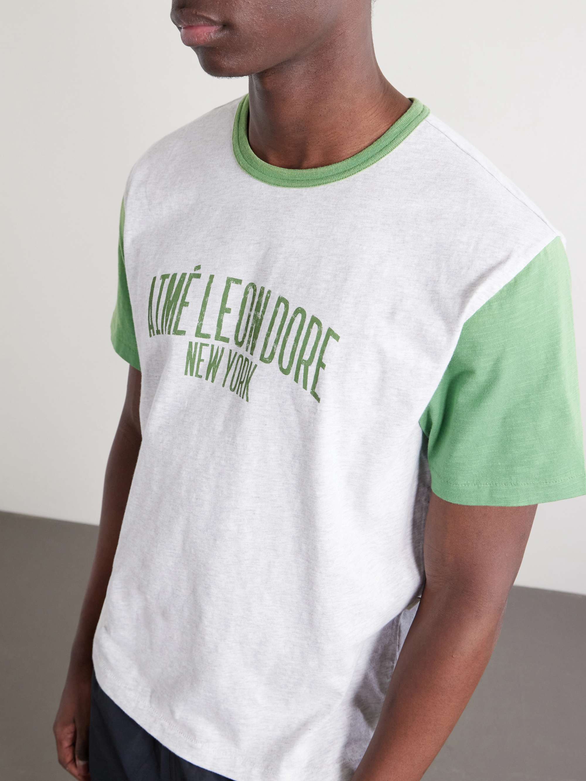 AIMÉ LEON DORE Logo-Print Cotton-Jersey T-Shirt for Men | MR PORTER