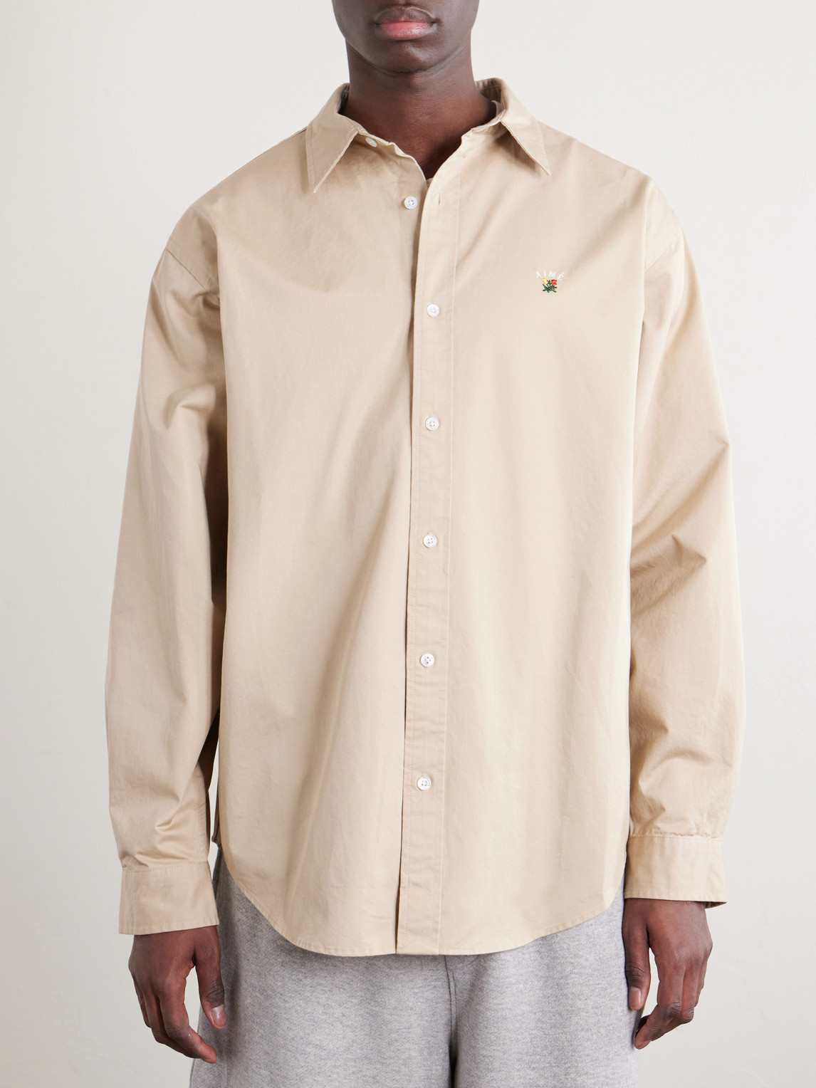 Aimé Leon Dore - Logo-Embroidered Cotton Shirt