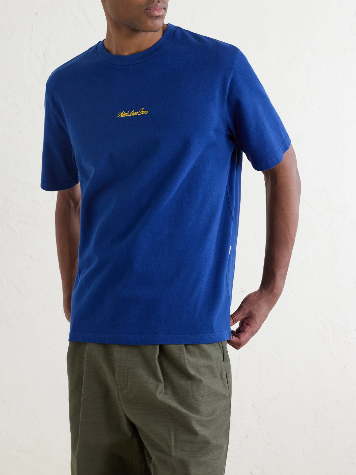 Aimé Leon Dore - Logo-Embroidered Cotton-Jersey T-Shirt