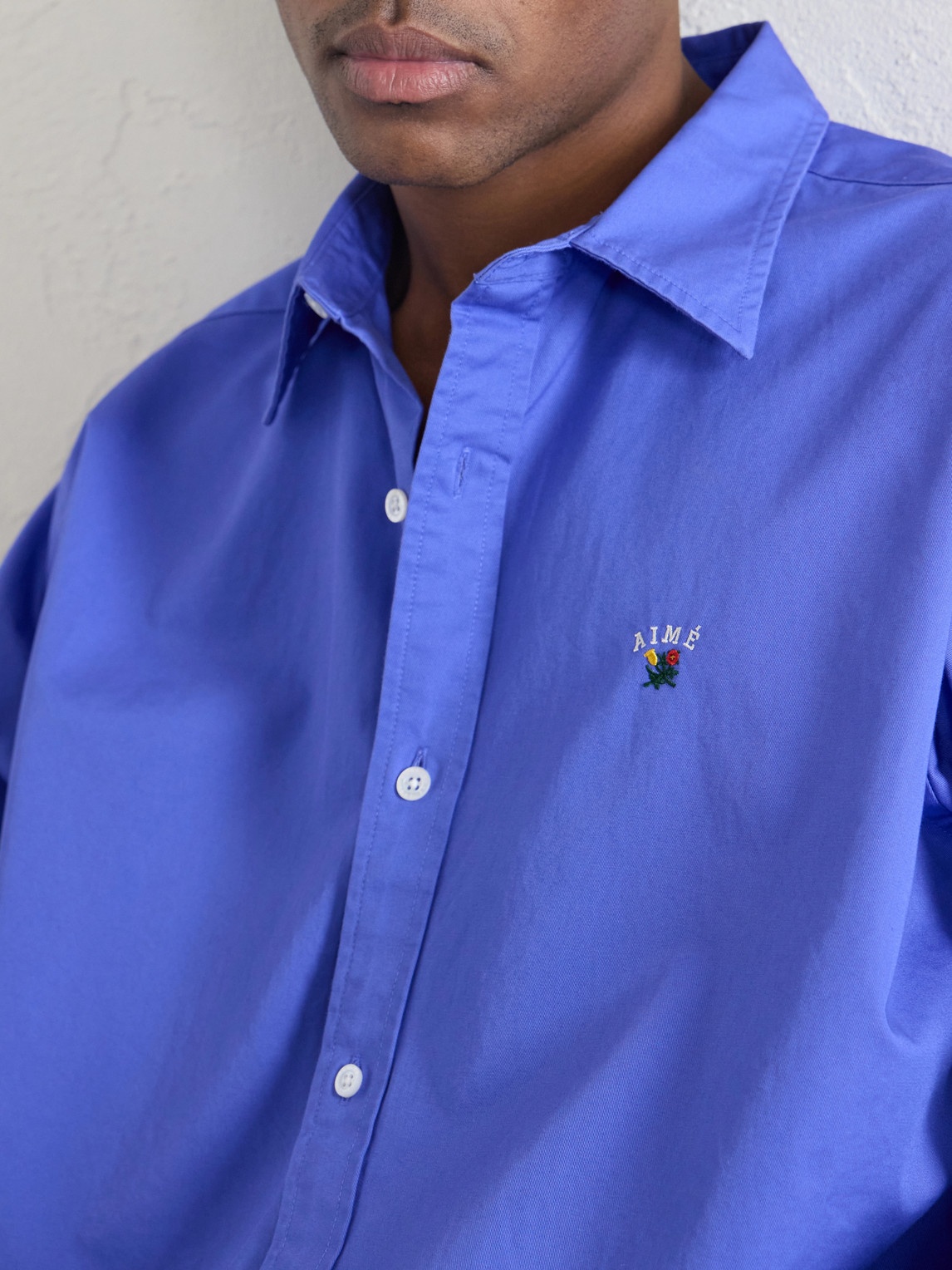 Aimé Leon Dore - Logo-Embroidered Cotton Shirt