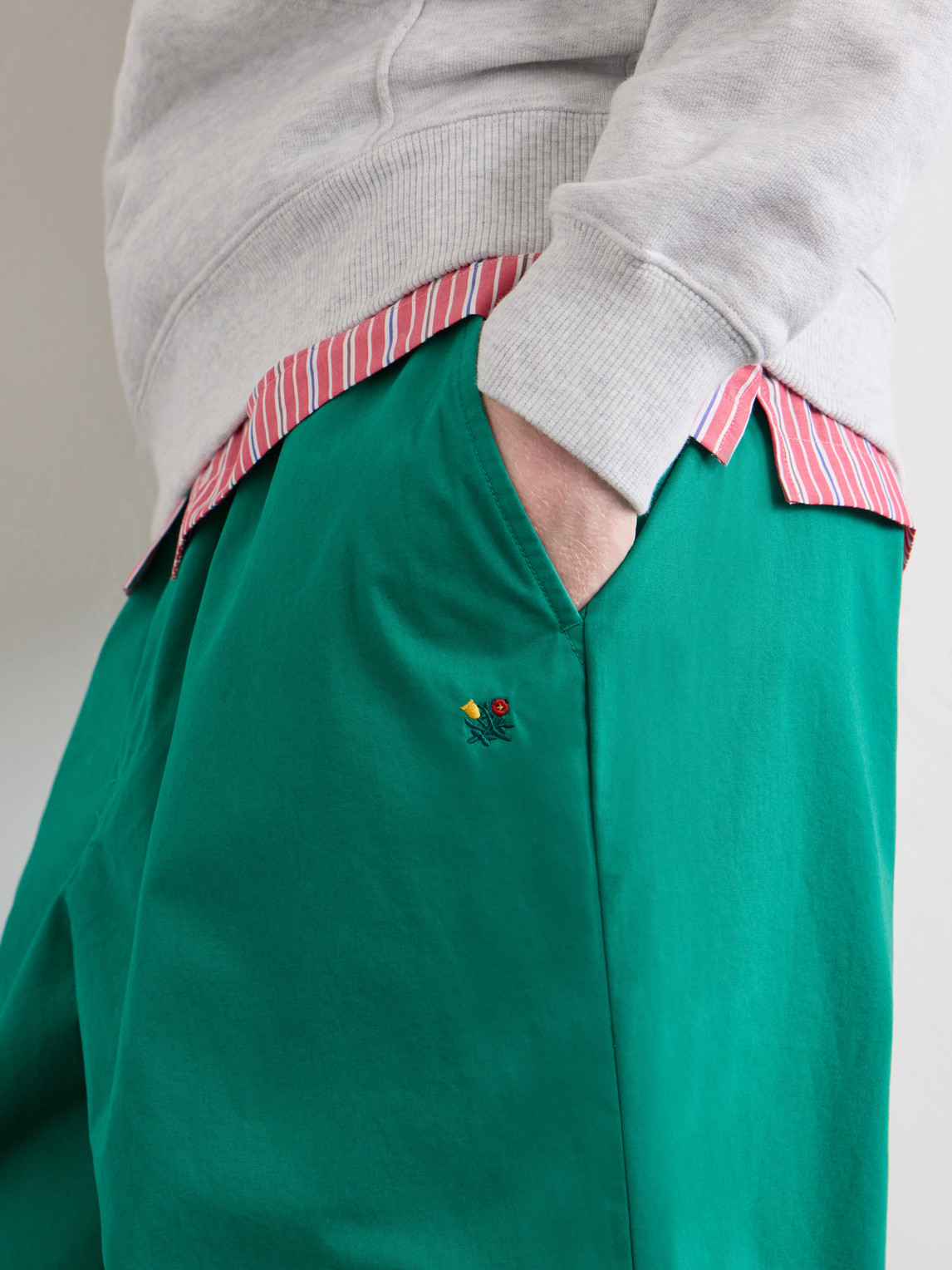 Aimé Leon Dore - Wide-Leg Cotton Trousers