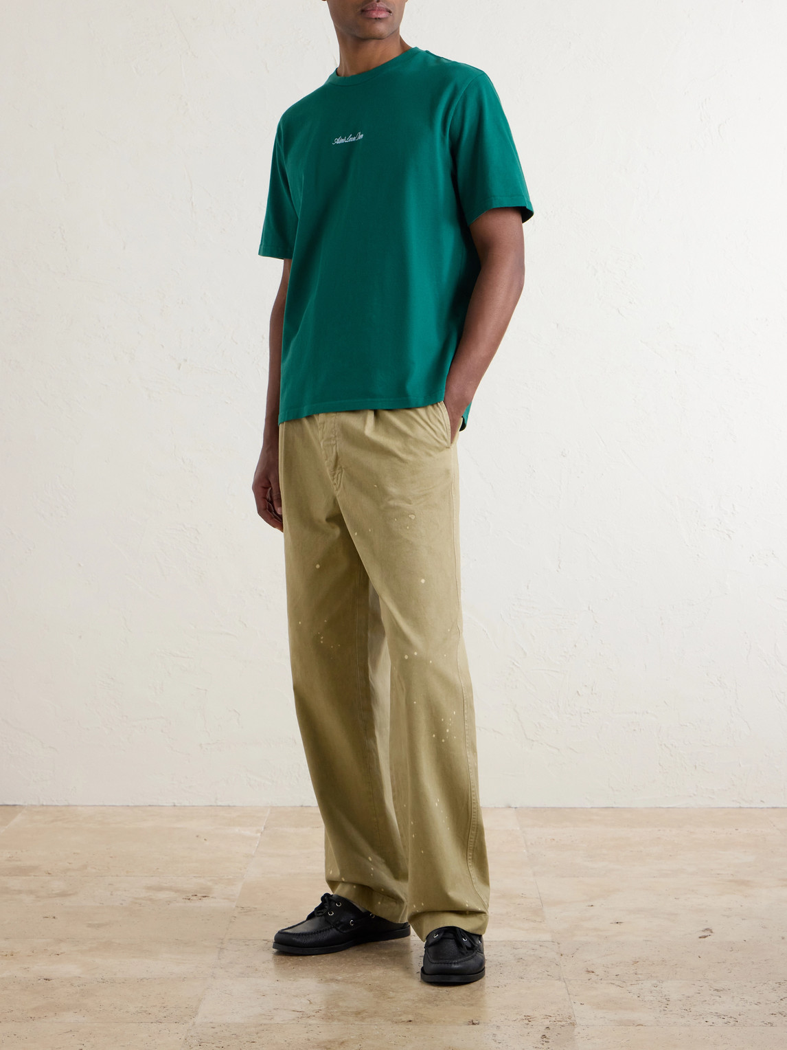 Aimé Leon Dore - Logo-Embroidered Cotton-Jersey T-Shirt