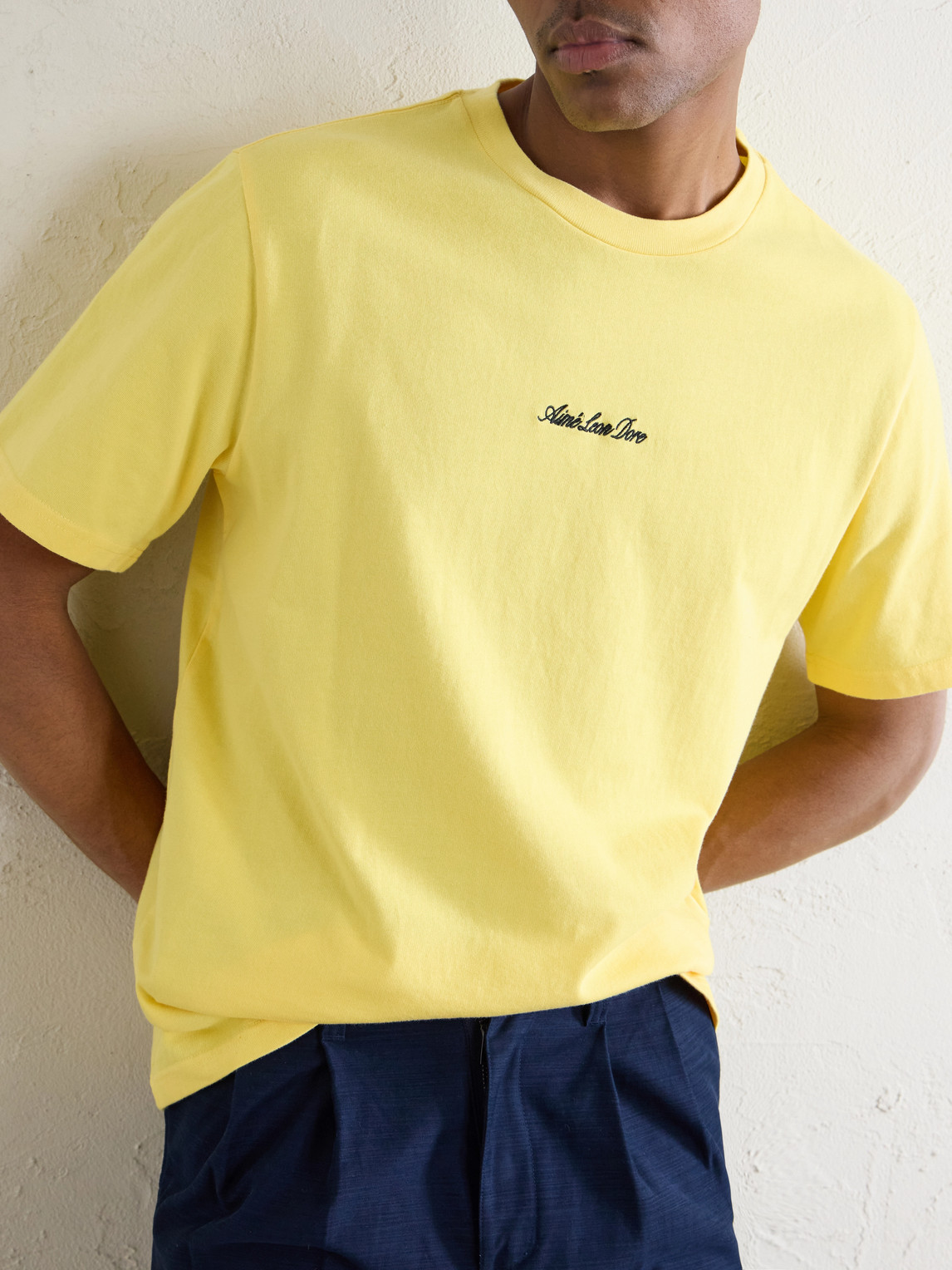 Aimé Leon Dore - Logo-Embroidered Cotton-Jersey T-Shirt