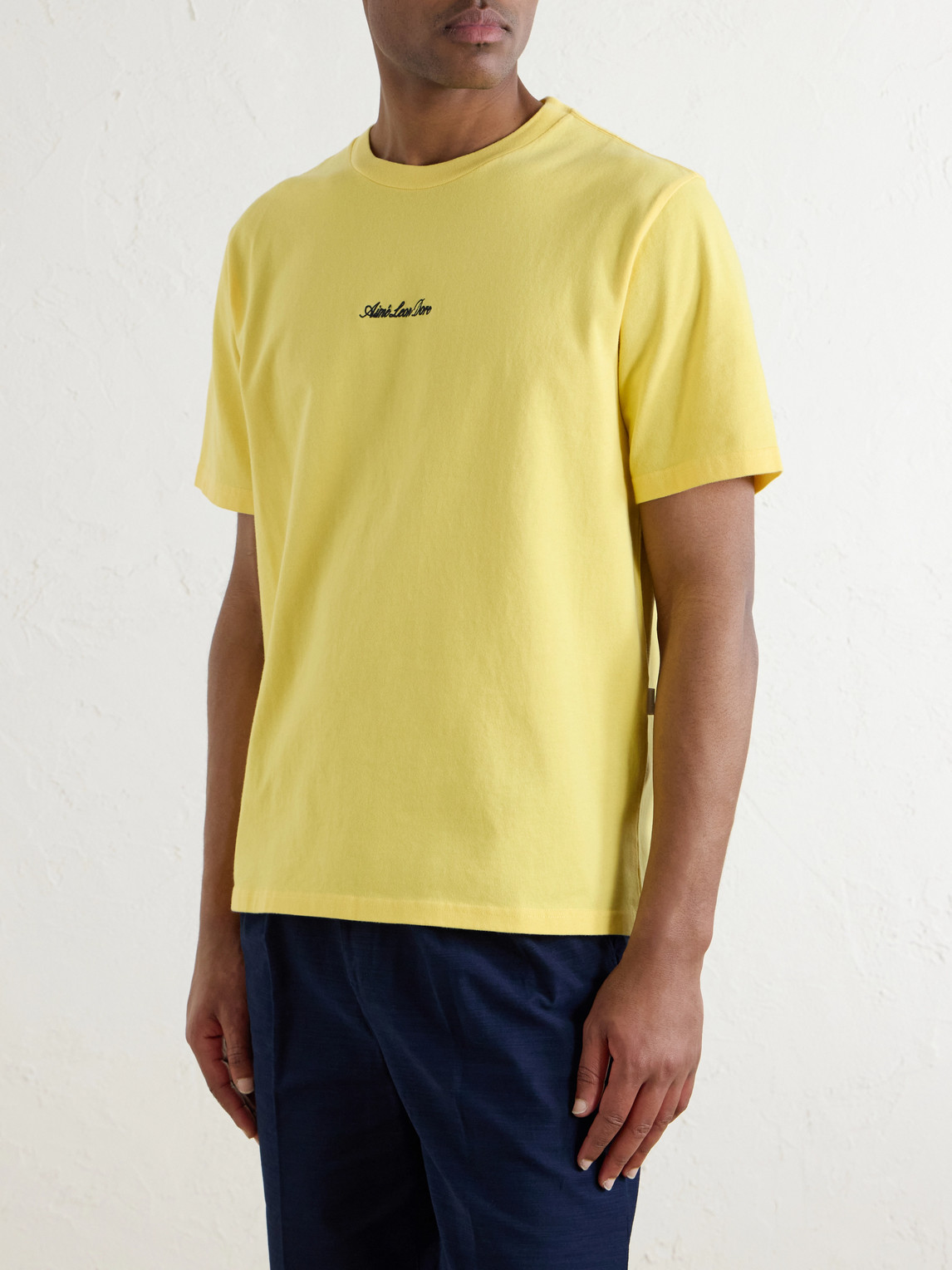 Aimé Leon Dore - Logo-Embroidered Cotton-Jersey T-Shirt