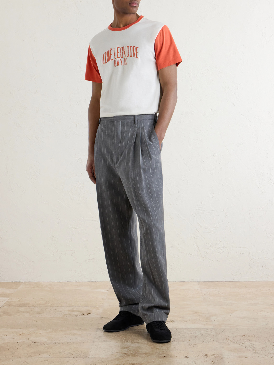 Aimé Leon Dore - Logo-Print Cotton-Jersey T-Shirt