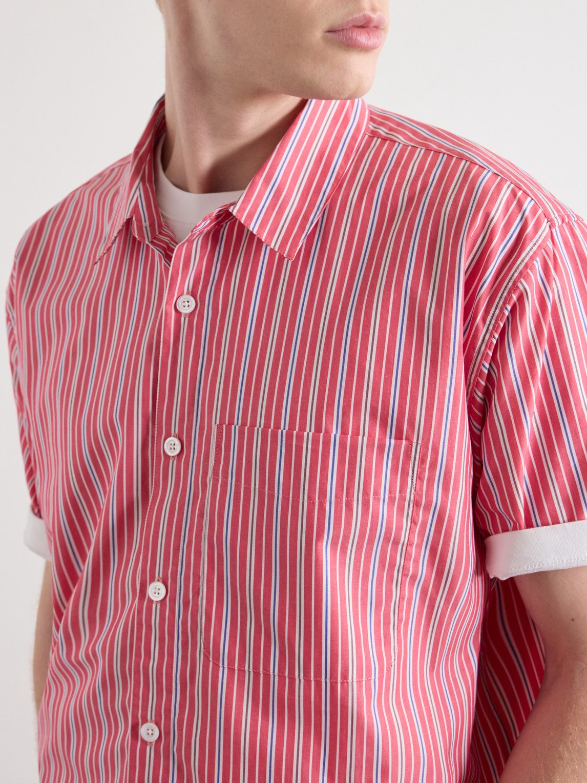 Aimé Leon Dore - Striped Cotton-Poplin Shirt