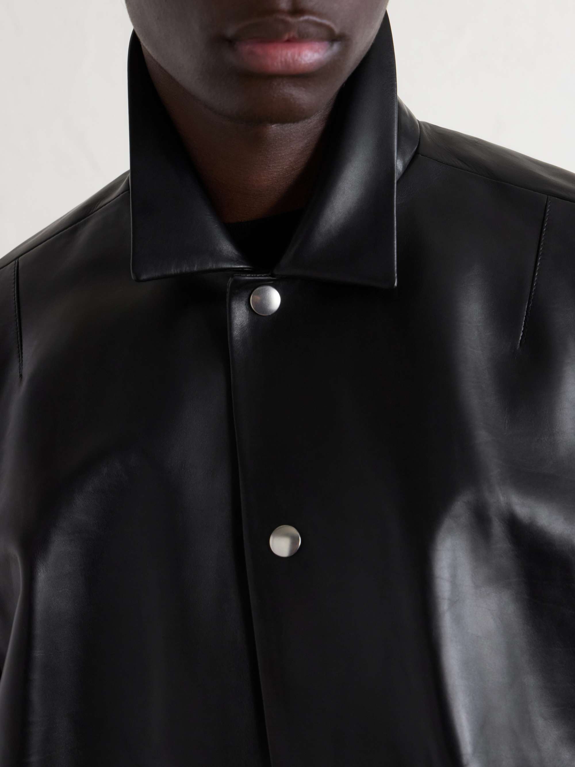 JIL SANDER Leather Jacket for Men | MR PORTER