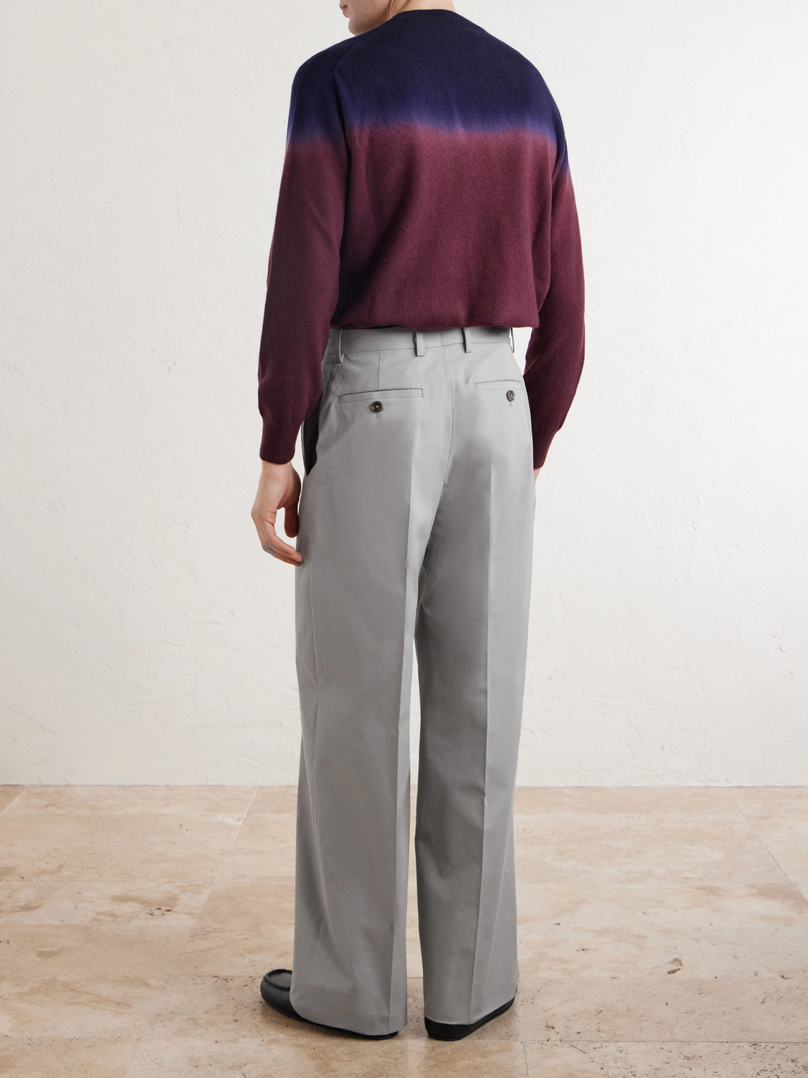  Jil Sander - Straight-leg Cotton Trousers - Men - Gray - It 52 