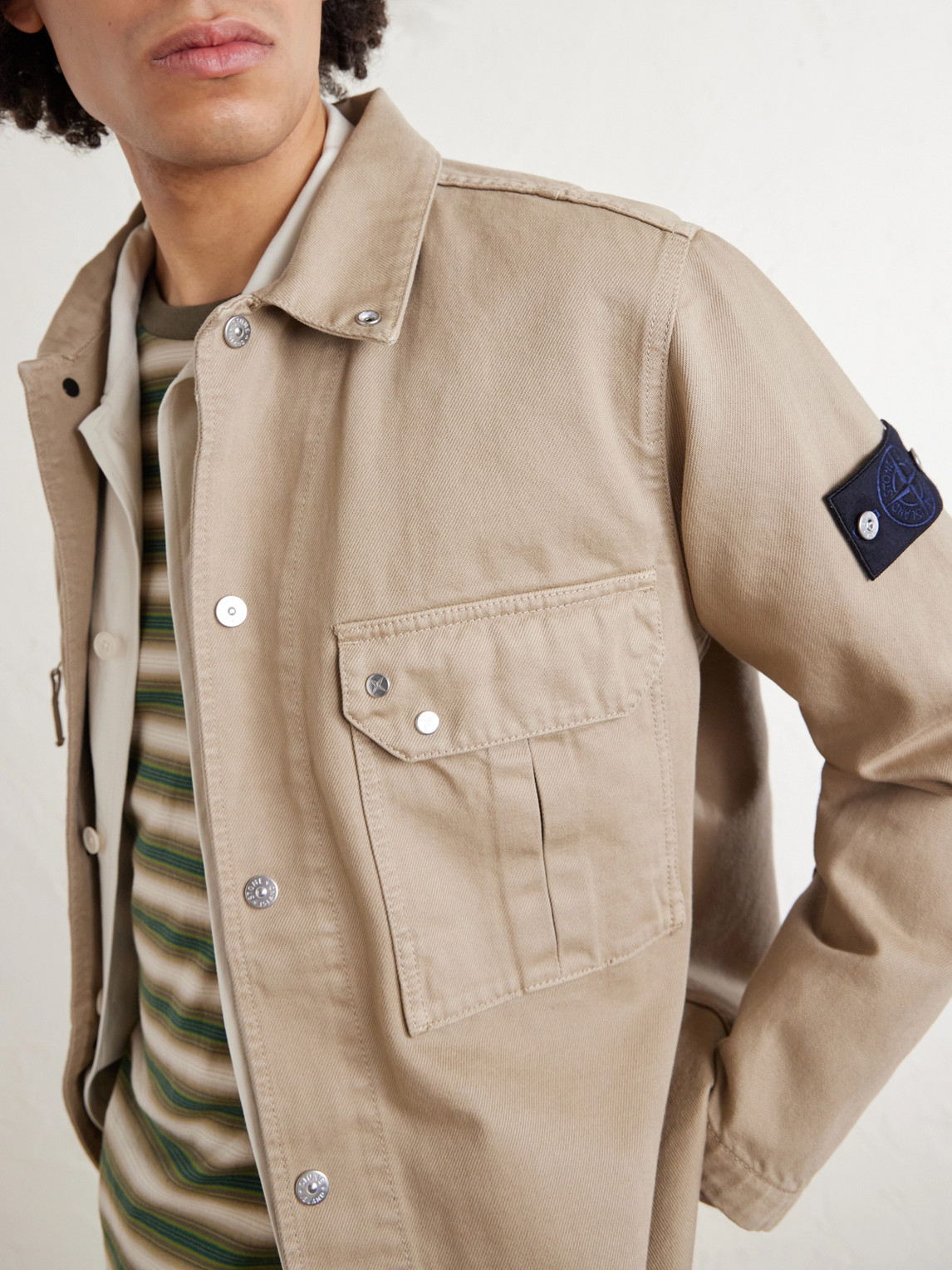 Denim Light Bull Denim-Tc Overshirt