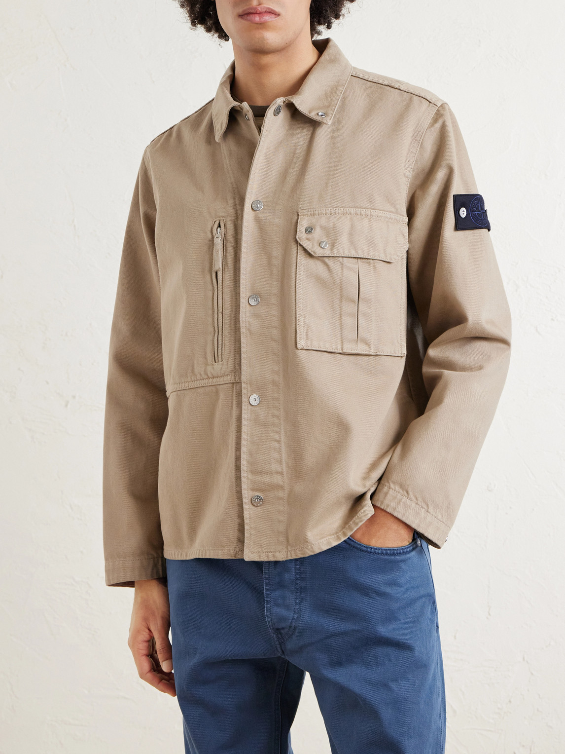 Denim Light Bull Denim-Tc Overshirt