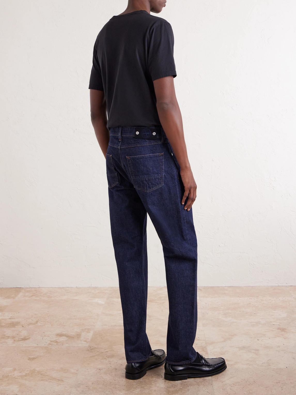 Denim Straight-Leg Jeans