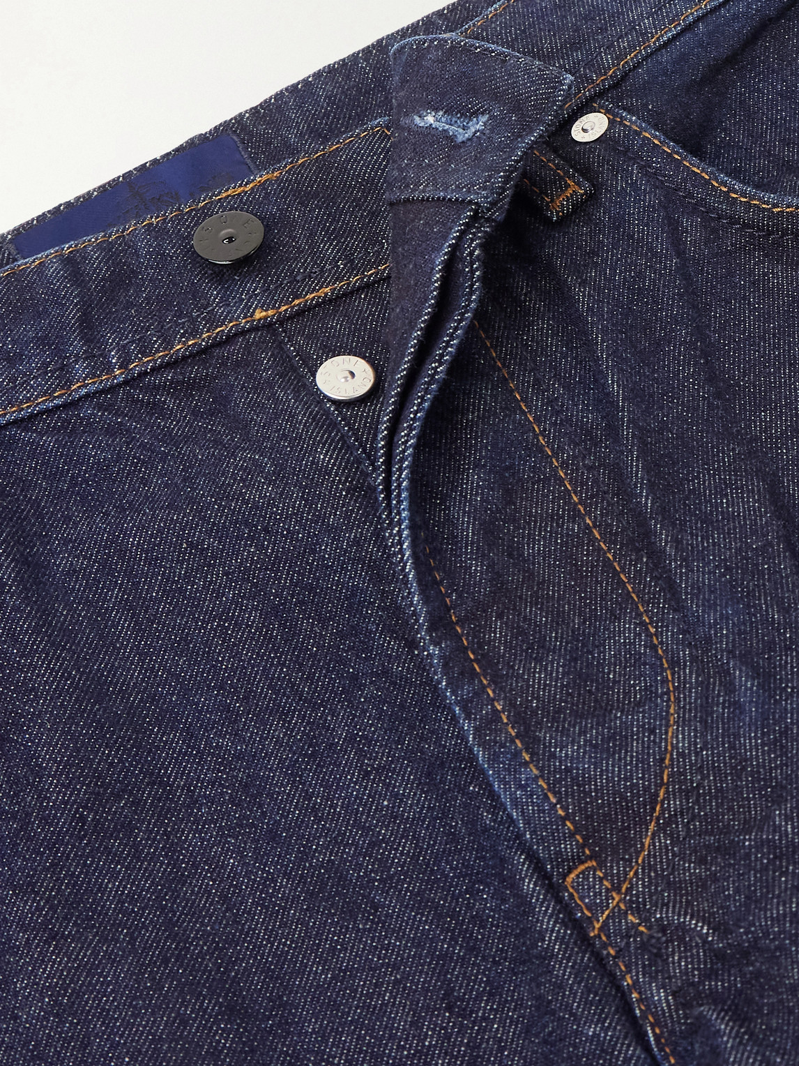 Denim Straight-Leg Jeans