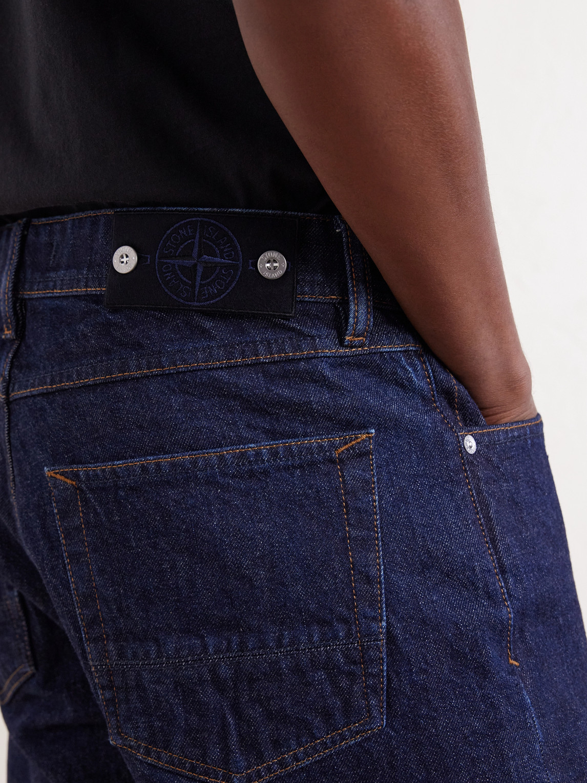 Denim Straight-Leg Jeans