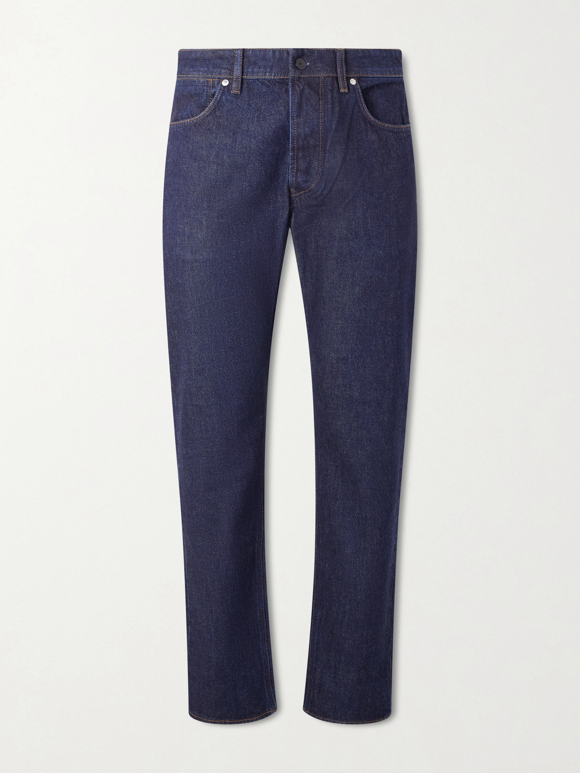 Denim Straight-Leg Jeans